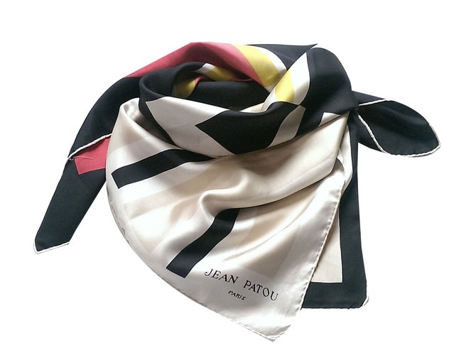 Autre Marque Jean patou Sciarpe di seta Multicolore - vista 2