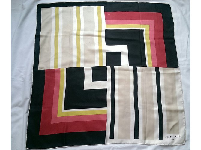 Autre Marque Jean patou Sciarpe di seta Multicolore - vista 3