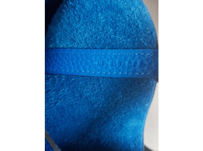 Picotin Hermès Handtaschen Blau - Ansicht 7