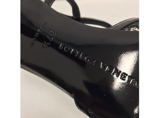 Sandali Mary Jane Bottega Veneta in vernice nera - vista 7