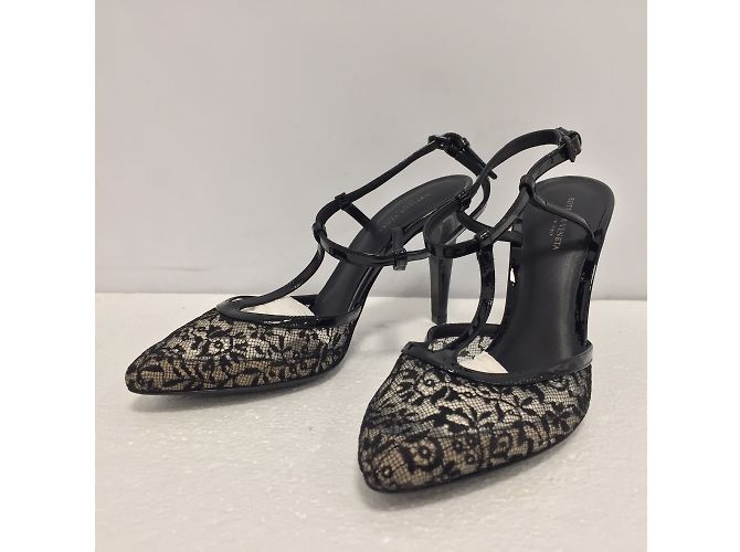 Sandali Mary Jane Bottega Veneta in vernice nera - vista 8
