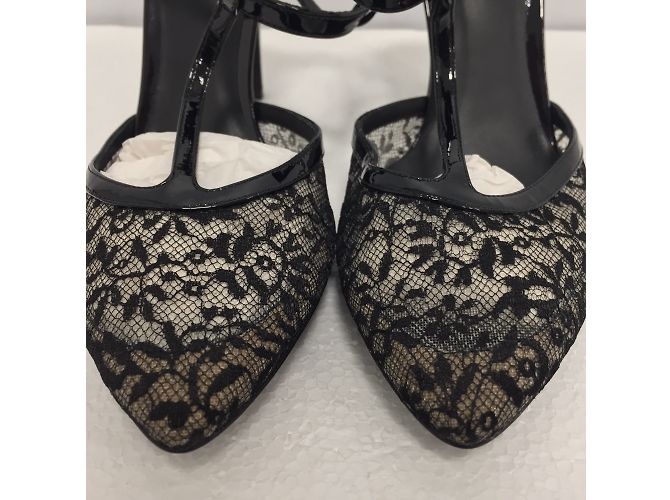 Sandali Mary Jane Bottega Veneta in vernice nera - vista 9