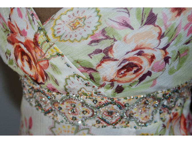 Rene Derhy Vestidos Rosa Beige - vista 11