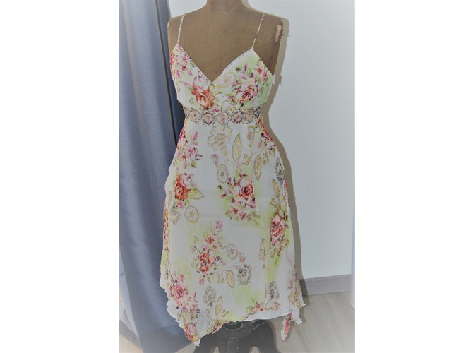 Rene Derhy Vestidos Rosa Beige - vista 2