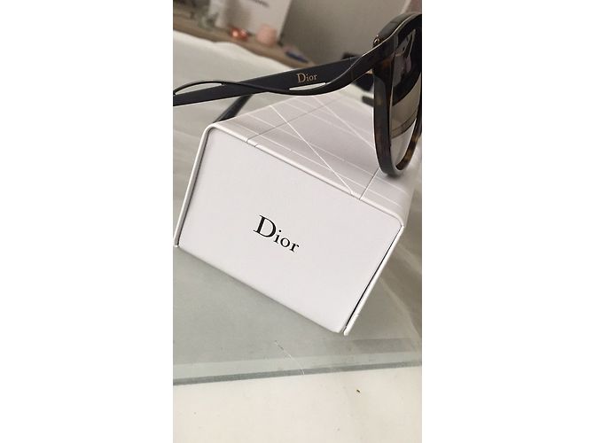 Gafas de sol Dior Metaleyes1 Carey Marrón Metal Castaño - vista 4