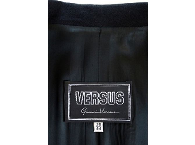 Gianni Versace Versus Blazer aus Wolle Schwarz - Ansicht 5