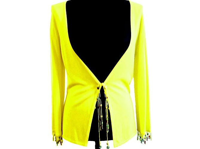 Escada * Edle Designer Weste * Amarelo - vista 2