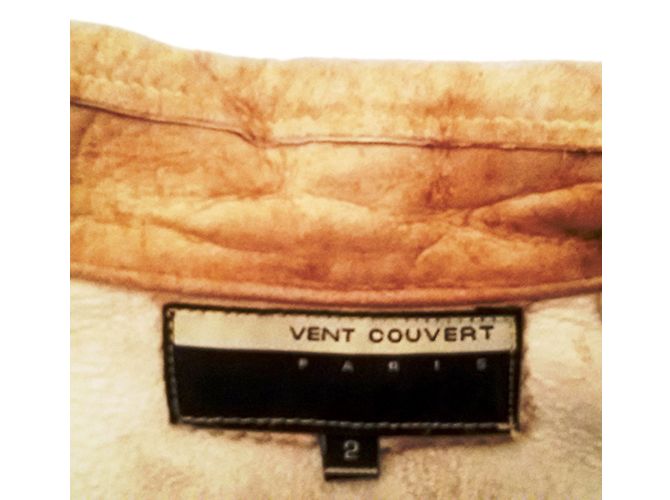 Ventcouvert * Disfraz de cuero de diseñador de lujo * Gr. M-L * Beige - vista 3