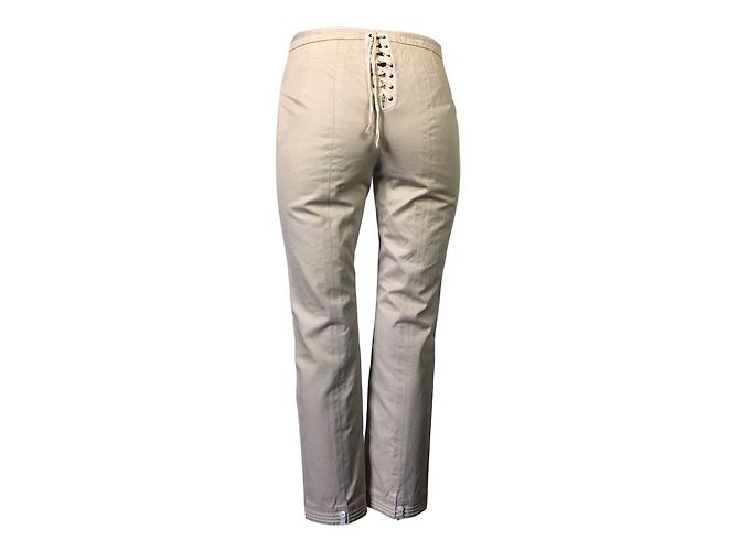 Louis Vuitton Pantalones, polainas Beige - vista 3