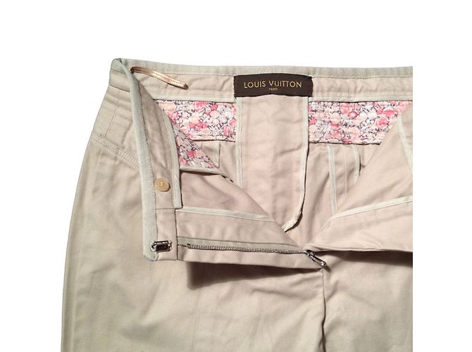 Louis Vuitton Pantalones, polainas Beige - vista 5