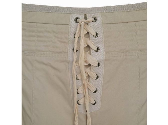 Louis Vuitton Pantalones, polainas Beige - vista 8
