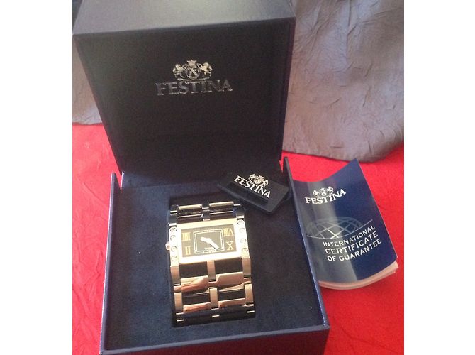 Autre Marque Festina Swarovski crystal watch silver Silvery - view 4
