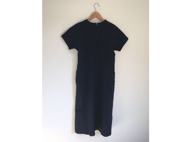 Vestido azul marino Comme Des Garcons - vista 3