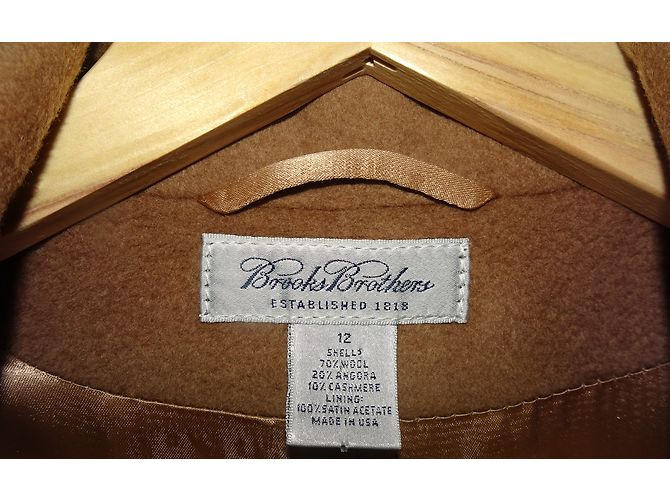 Brook Brothers Abrigo de polo en mezcla de cachemira Castaña - vista 2