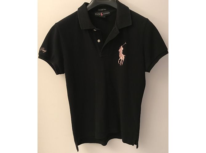 再値下げ☆☆Ralph Lauren The Skinny Polo 黒 XS Ralph Lauren Black Label The skinny Polo ref.49893 - Joli Closet