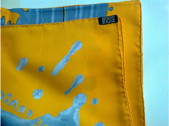 Hermès Sciarpe di seta Arancione - vista 5
