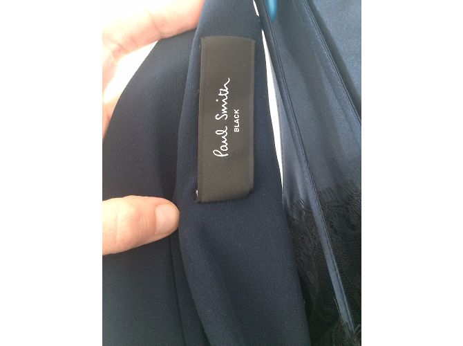 Paul Smith Black Vestido Paul Smith de seda azul marino - vista 7