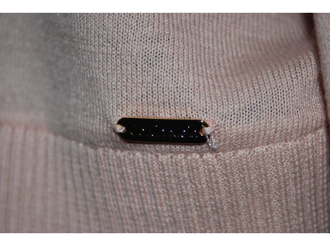 Suéter Calvin Klein Rosa en Algodón L Blanco Beige - vista 10