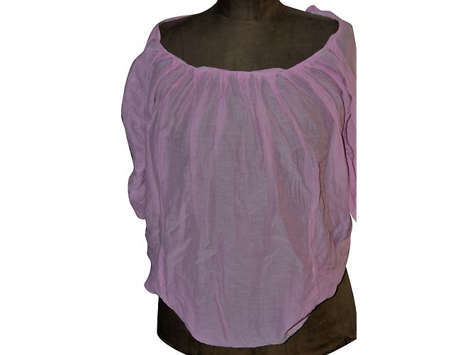 Blusa Hugo Boss Rosa de Seda y Algodón 42FR - vista 2
