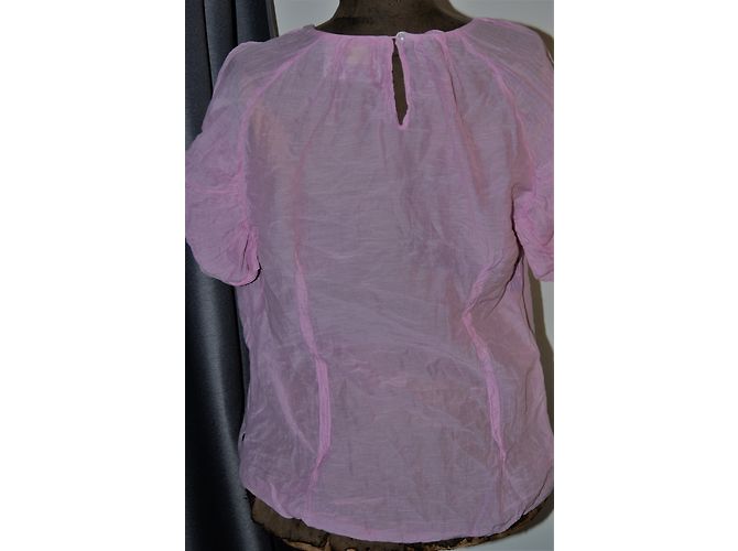 Blusa Hugo Boss Rosa de Seda y Algodón 42FR - vista 5