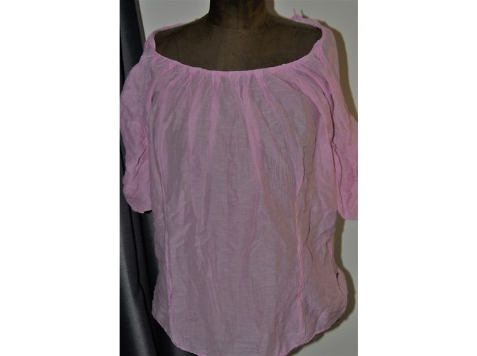 Blusa Hugo Boss Rosa de Seda y Algodón 42FR - vista 6