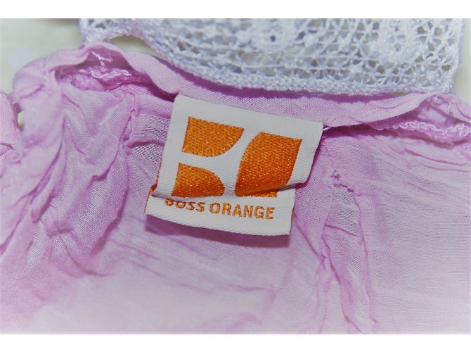 Blusa Hugo Boss Rosa de Seda y Algodón 42FR - vista 8