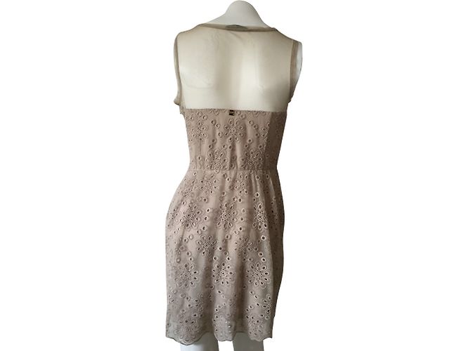 Liu.Jo Kleid Braun Creme Polyamid Roh - Ansicht 2