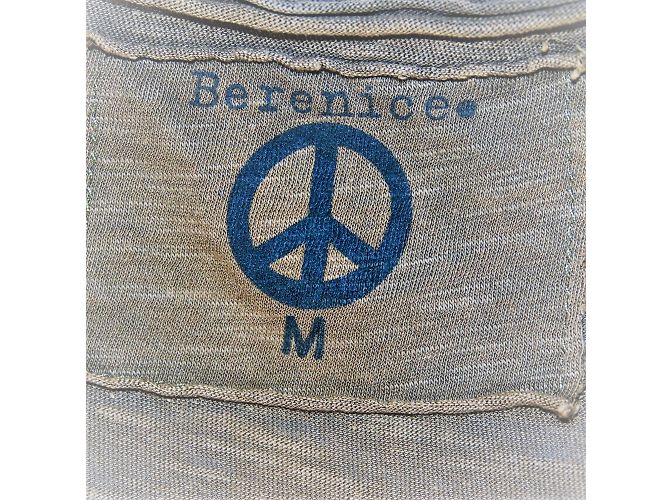 Camiseta sin mangas Berenice de algodón caqui Talla M - vista 7