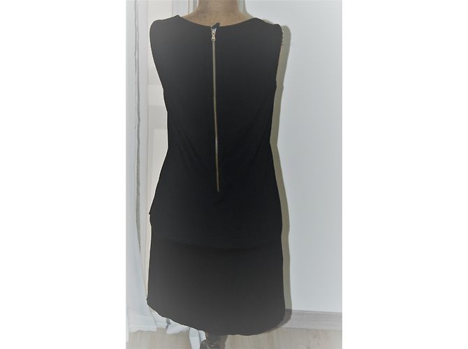 Tommy Hilfiger ärmelloses Kleid schwarz Viscose - Ansicht 6