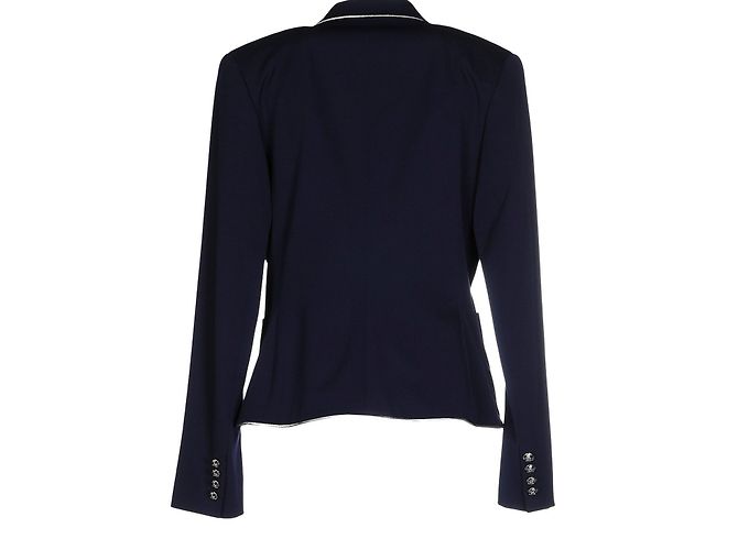 Ralph Lauren Black Label Schwarzer Blazer mit Labelwappen - Ansicht 2