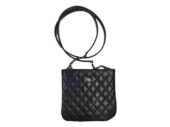 Chanel Pochette Bandoleer Uniform Schwarz - Ansicht 2