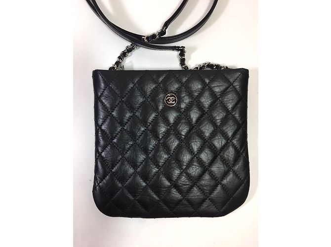Chanel Pochette Bandoleer Uniform Schwarz - Ansicht 3