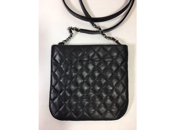Chanel Pochette Bandoleer Uniform Schwarz - Ansicht 4