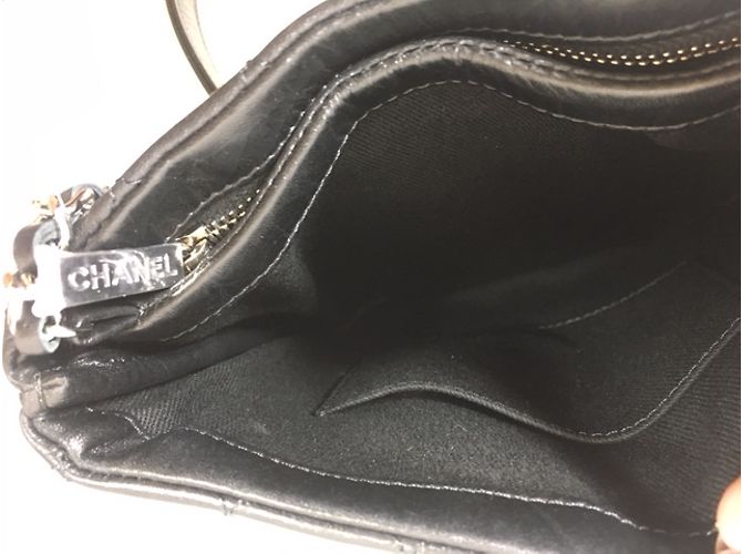 Chanel Pochette Bandoleer Uniform Schwarz - Ansicht 5