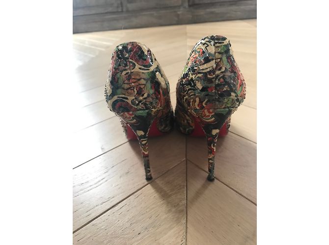 Décolleté Christian Louboutin Fifi Python Stampa python - vista 4
