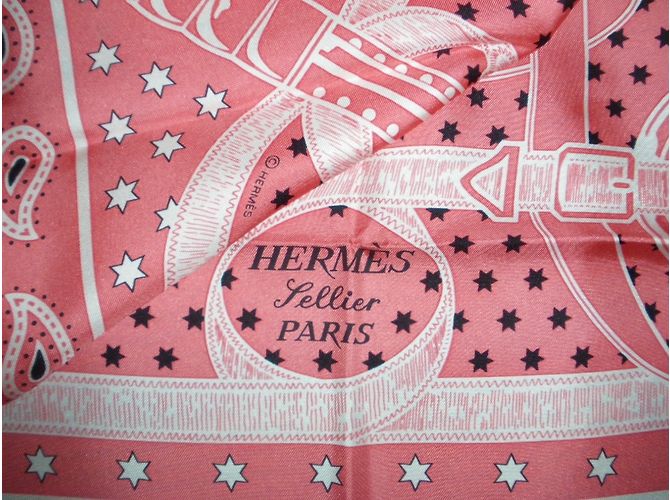 Hermès Éperon d'Or Bandana Pink - Ansicht 12