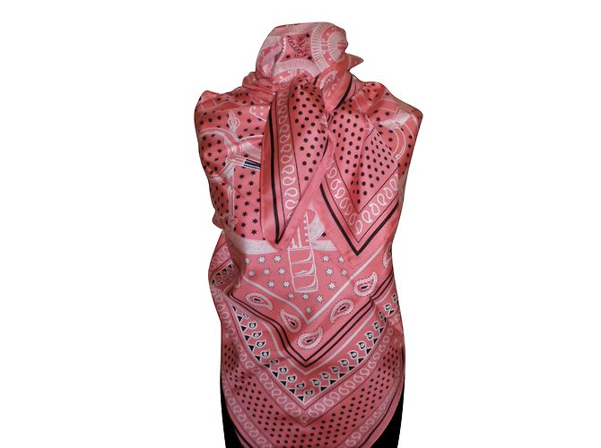 Hermès Éperon d'Or Bandana Pink - Ansicht 2