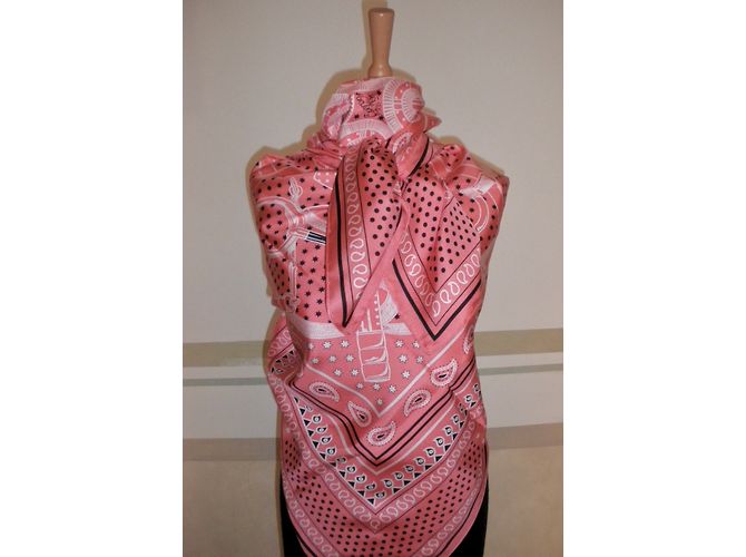 Hermès Éperon d'Or Bandana Pink - Ansicht 6