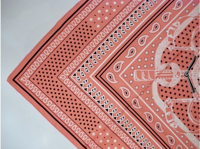 Hermès Éperon d'Or Bandana Pink - Ansicht 7