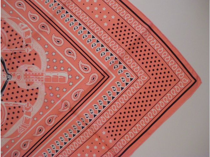 Hermès Éperon d'Or Bandana Pink - Ansicht 8
