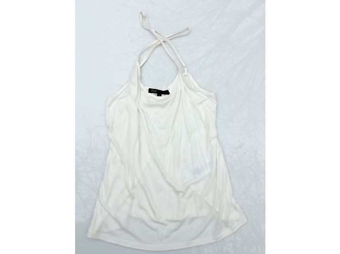 Top de encaje blanco y cinta de terciopelo Maje - vista 4