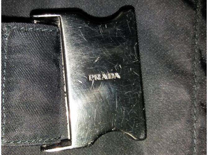 Chubasquero de nylon negro Prada - vista 5
