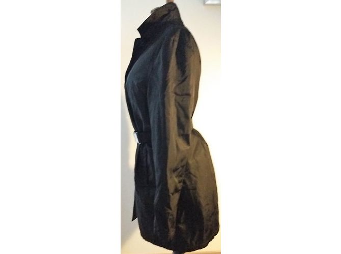 Chubasquero de nylon negro Prada - vista 8