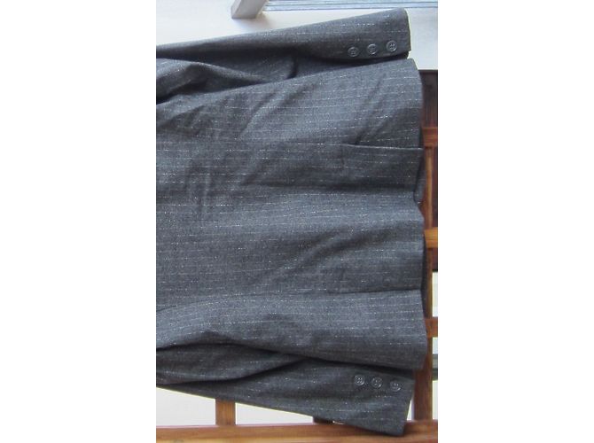 Irene Van Ryb Giacca in lana grigia Grigio - vista 5