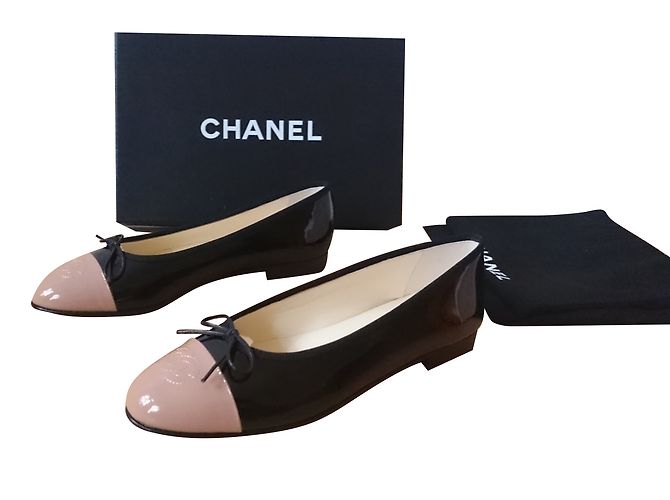 Bailarinas Chanel, tamaño 39 Negro - vista 2