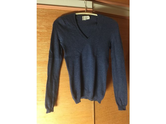 Eric Bompard Jersey de cachemira azul XS - vista 3