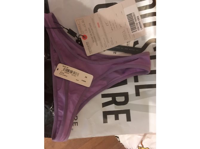 Set Reggiseno e Perizoma Eres Viola Poliammide Porpora - vista 6