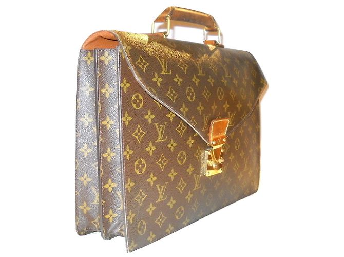 Louis Vuitton Borse da lavoro Marrone - vista 3