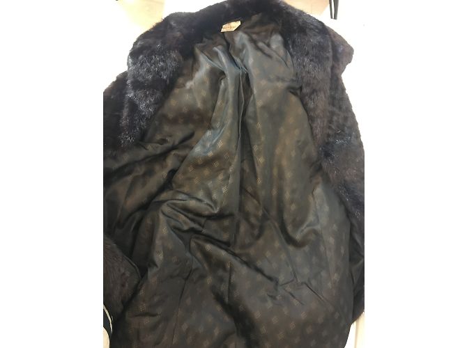 Valentino Abrigo de visón marrón oscuro - vista 8