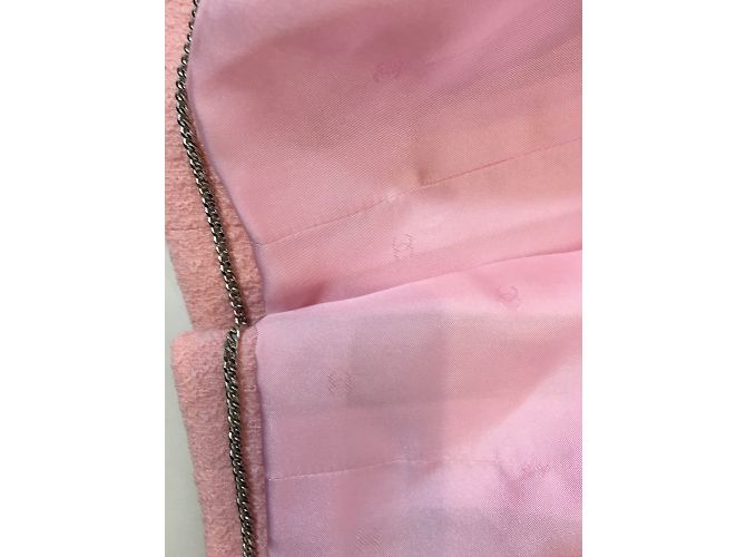 Chanel Falda elegante Rosa - vista 11